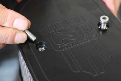 Durchdacht gefiltert verschraubung