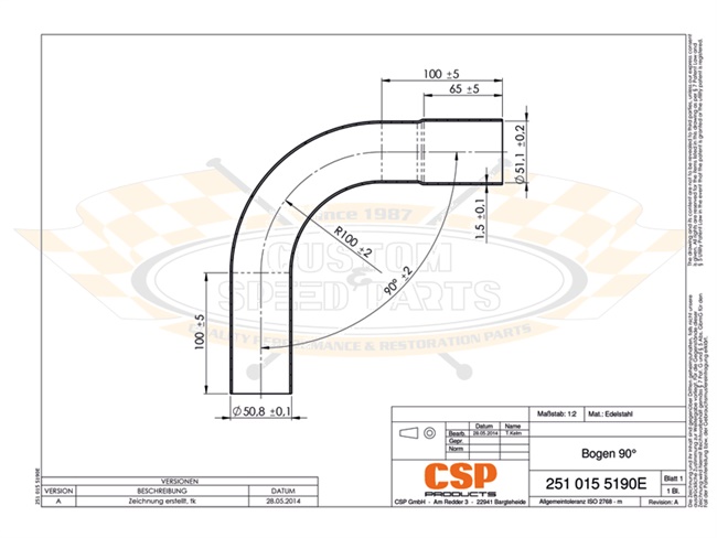Bild 3 - 90-Rohrbogen