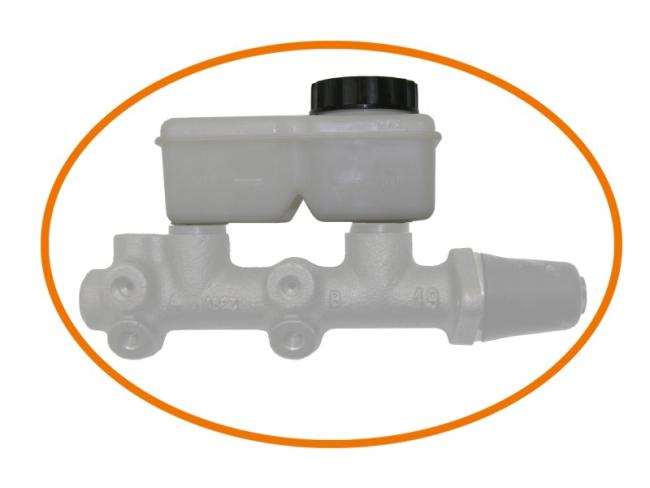 Bild 2 - Bremsflssigkeitsbehlter fr 2-Kreis Hauptbremszylinder