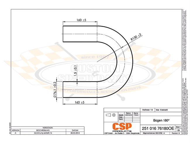 Bild 2 - 180�-Rohrbogen