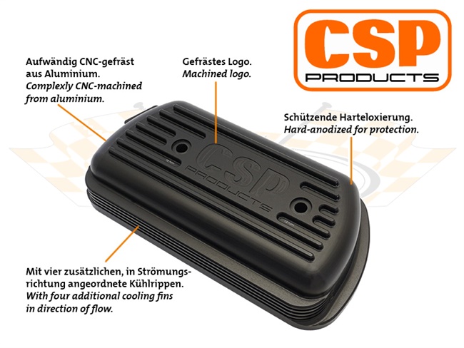 Bild 3 - Ventildeckel CSP CNC mit Khlrippen Logo gefrst