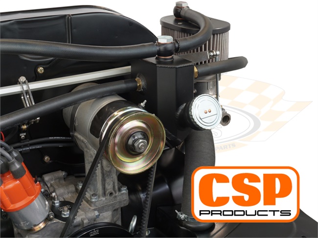 Bild 6 - Entlftungsturm Motorgehuse CSP pulverbeschichtet schwarz