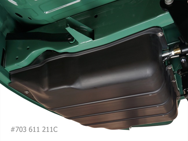 Bild 6 - Abdeckung Fusshebelwerk