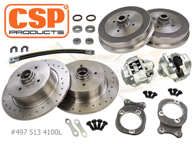 Bild 2 - Umbausatz auf Lochkreis 4x100 mit Scheibenbremse vorne