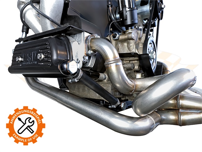 Bild 10 - Ventildeckel CSP CNC mit Khlrippen Logo gefrst, mit Ablauf