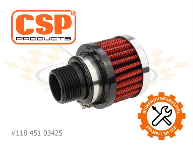 Bild 4 - Anschluss Motorentlftungsfilter