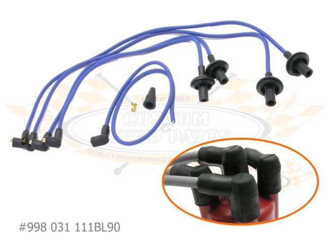 Bild 2 - Zndkabel, gewinkelte Stecker, farbig