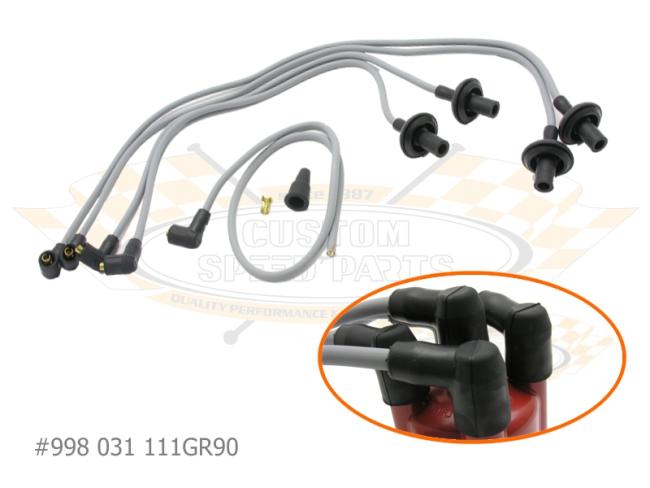 Bild 4 - Zndkabel, gewinkelte Stecker, farbig