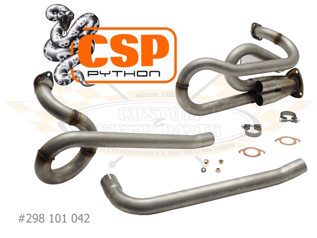 Bild 3 - Auspuffanlage Python Typ-1 mit J-Rohren