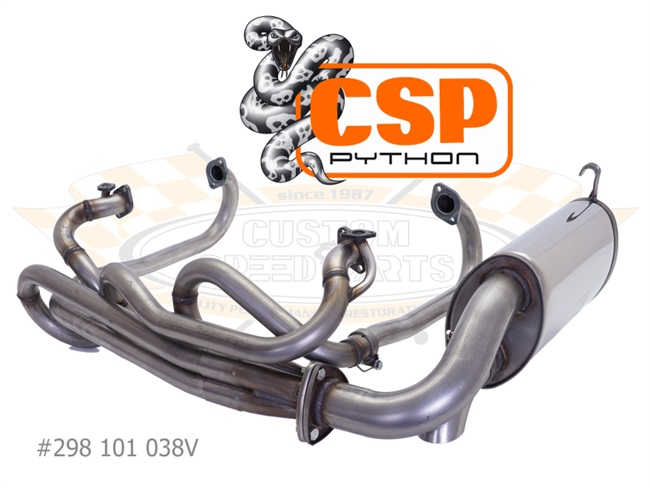 Bild 4 - Auspuffanlage Python Typ-1 mit J-Rohren