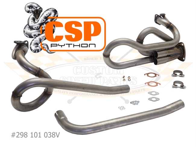 Bild 6 - Auspuffanlage Python Typ-1 mit J-Rohren