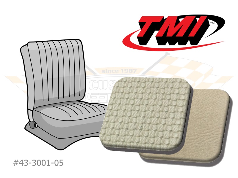 Sitzbezüge Typ-3 Korbmuster dunkelweiß : Custom & Speed Parts (CSP)