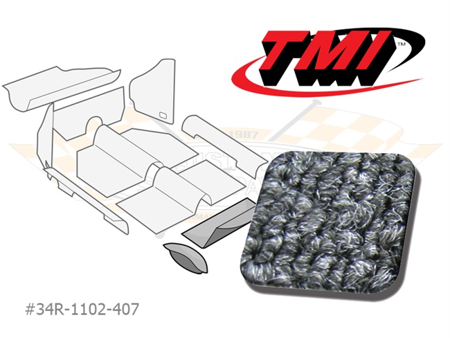 Bild 1 - Stauraumteppich Schlinge grau