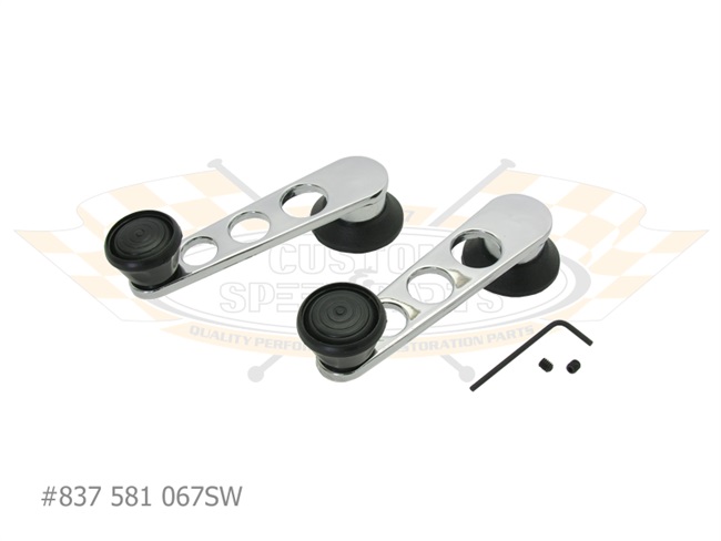 Bild 1 - Fensterkurbeln chrom/schwarz