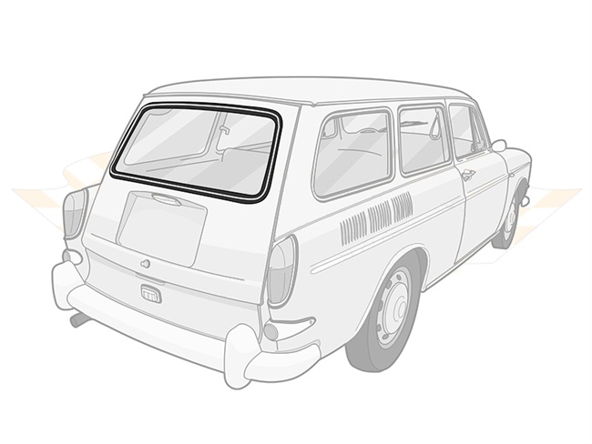 Bild 1 - Heckscheibendichtung f�r Zierleiste