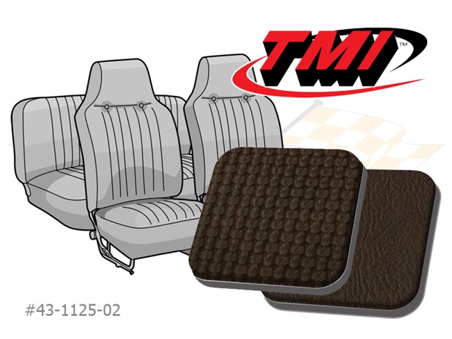 Bild 1 - Komplettsatz Sitzbezge Korbmuster braun