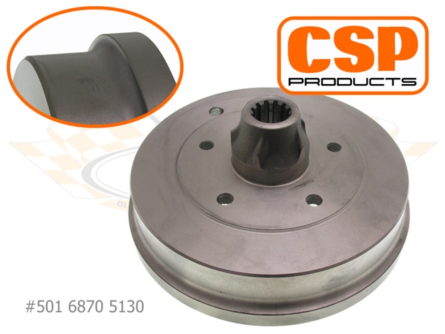 Bild 1 - Bremstrommel hinten mit Lochkreis 5x130