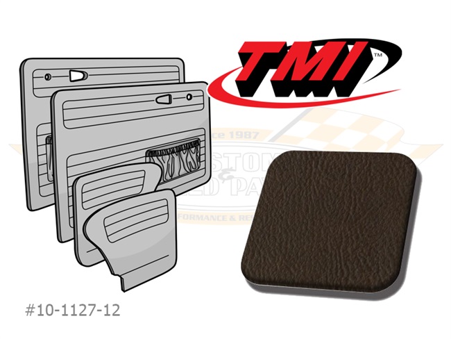 Bild 1 - Komplettsatz Tr- & Seitenverkleidungen mit Kartentasche, braun