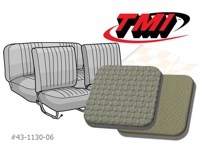 Bild 1 - Komplettsatz Sitzbezge Korbmuster grau