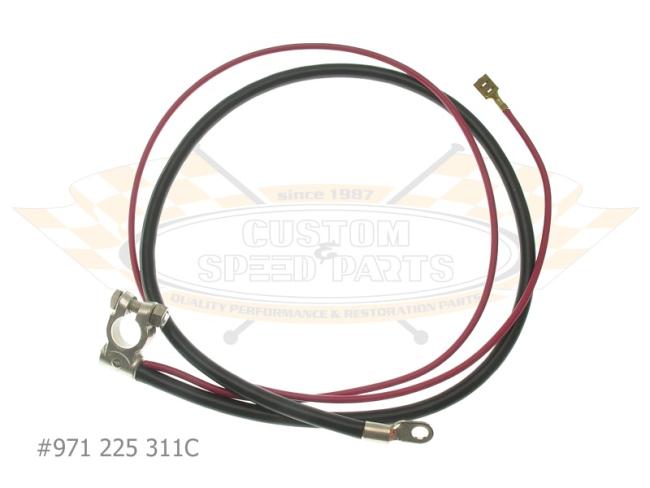 Bild 1 - Leitung Batterie/Anlasser