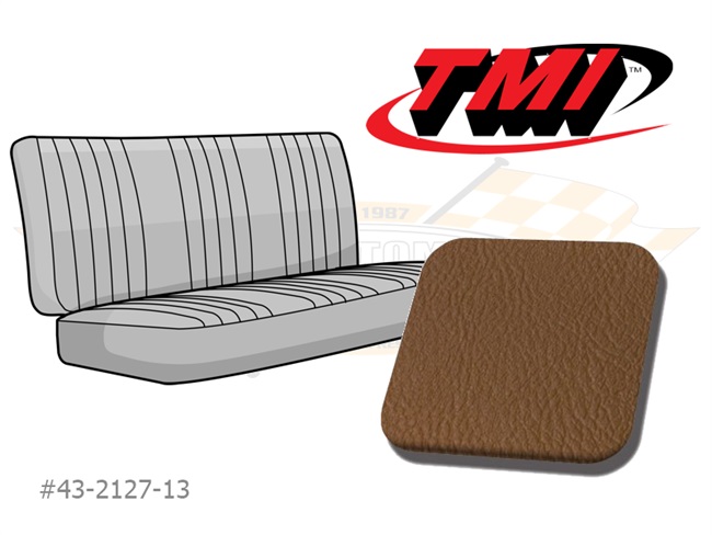 Bild 1 - Sitzbezug Sitzbank hinten Kunstleder glatt sand