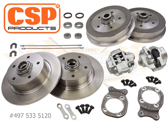 Bild 1 - Umbausatz auf Lochkreis 5x120.65 mit Scheibenbremse vorne