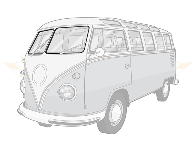 Bild 1 - Frontscheibendichtungen