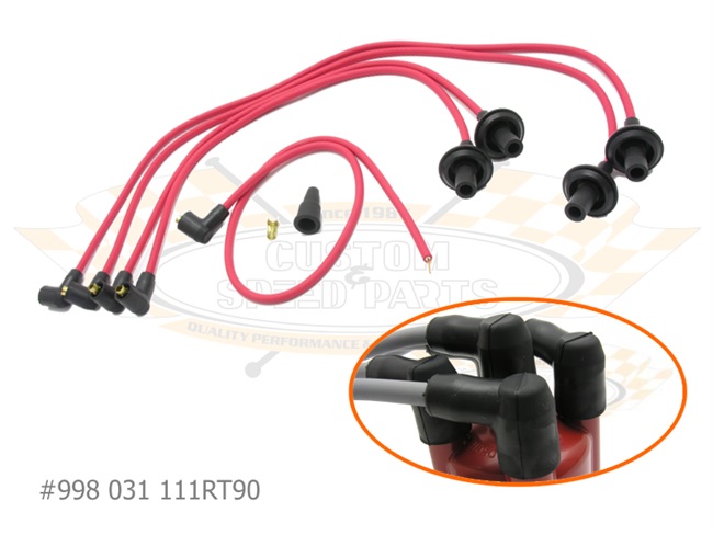 Bild 1 - Zndkabel, gewinkelte Stecker, farbig