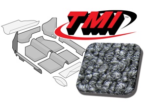 Teppichsatz Schlinge grau