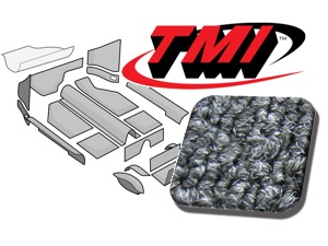 Teppichsatz Schlinge grau