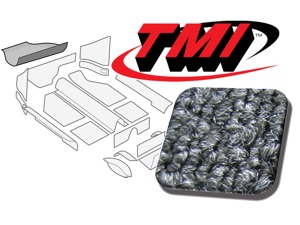 Kofferraumteppich Schlinge grau