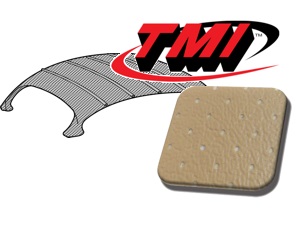 Himmel Kunstleder gelocht sand