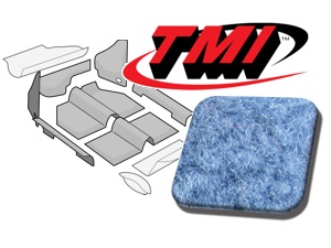 Teppichsatz Velours blau