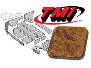 Teppichsatz Velours ocker