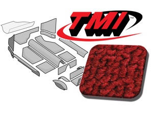 Teppichsatz Schlinge rot