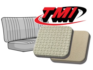 Sitzbezug Sitzbank hinten Korbmuster dunkelwei