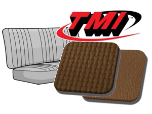 Sitzbezug Sitzbank hinten Korbmuster sand