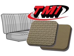 Sitzbezug Sitzbank hinten Korbmuster beige