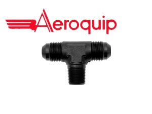 T-Einschraubadapter schwarz