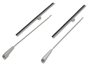 Satz Wischerarme mit Wischerblttern