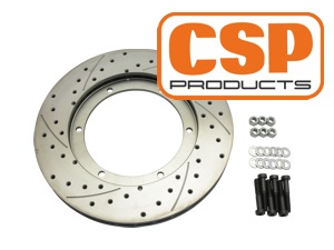 Bremsscheibe vorne innenbel. gelocht/geschlitzt