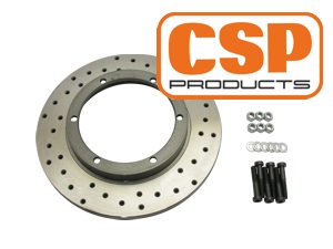 Bremsscheibe hinten, gelocht