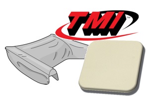 Verdeckh�lle Kunstleder wei�