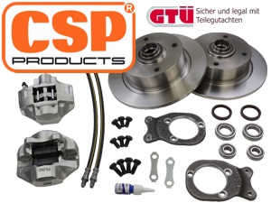 Umrstsatz Trommelbremse auf Scheibenbremse 4x130